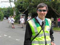 About me - On duty with St John Ambulance at Kent's Hougham Village Fete, 2009 (James Rowson).