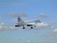 Concorde celebratory visit to Birmingham - G-BOAC at Birmingham 2002 (Andy Dunn) (Andy Dunn).