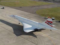 Concorde celebratory visit to Cardiff - G-BOAC at Cardiff 2003 (Kokoro) (Kokoro).