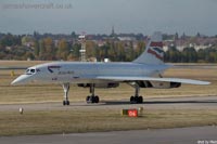 Concorde celebratory visit to Birmingham - G-BOAC at Birmingham 2002 (Matt) (Matt).