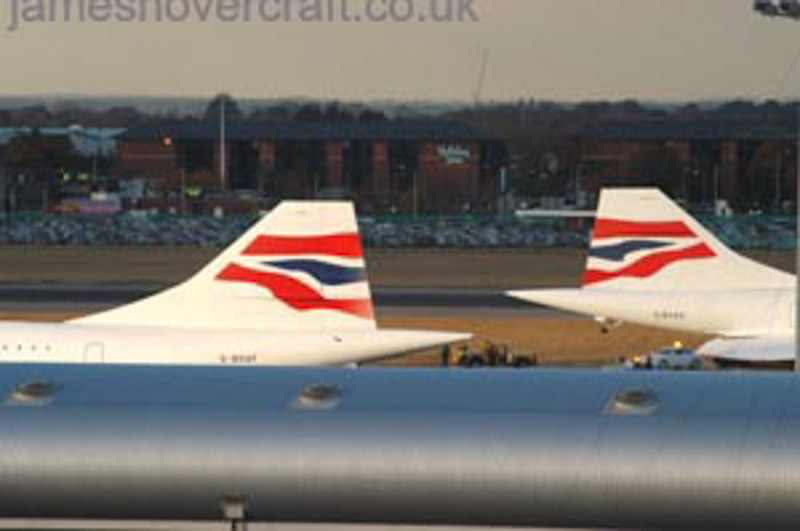 Concorde last landings at London Heathrow - Concorde at LHR (Mark Eslick) (submitted by Mark Eslick).
