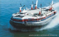 SRN4 The Prince of Wales (GH-2054) with Hoverspeed -   (submitted by The <a href='http://www.hovercraft-museum.org/' target='_blank'>Hovercraft Museum Trust</a>).