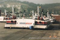SRN4 The Prince of Wales (GH-2054) with Hoverspeed -   (submitted by The <a href='http://www.hovercraft-museum.org/' target='_blank'>Hovercraft Museum Trust</a>).