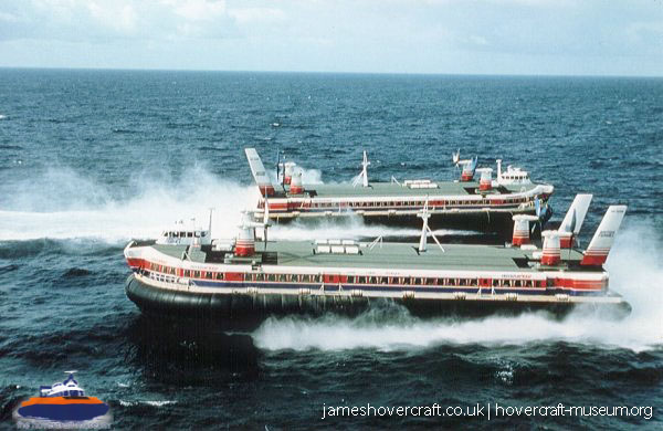 SRN4 The Princess Margaret (GH-2006) with Hoverspeed -   (The <a href='http://www.hovercraft-museum.org/' target='_blank'>Hovercraft Museum Trust</a>).