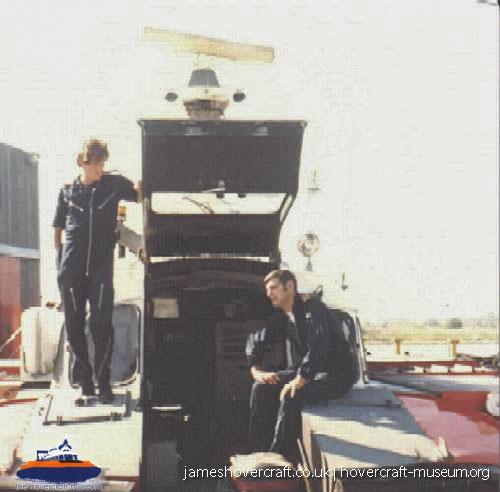 SRN5 with the Canadian Coastguard -   (submitted by The <a href='http://www.hovercraft-museum.org/' target='_blank'>Hovercraft Museum Trust</a>).