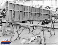 SRN6 close-up details - Aerofoil construction (The Hovercraft Museum Trust).