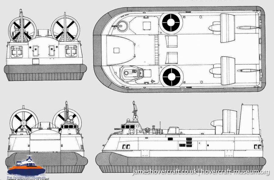 Military Hovercraft - Lebed -   (submitted by The <a href='http://www.hovercraft-museum.org/' target='_blank'>Hovercraft Museum Trust</a>).