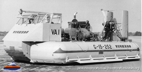 Vickers Hovercraft VA1 -   (submitted by The <a href='http://www.hovercraft-museum.org/' target='_blank'>Hovercraft Museum Trust</a>).