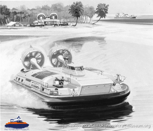 Vosper-Thornycroft VT2 diagrams -   (submitted by The <a href='http://www.hovercraft-museum.org/' target='_blank'>Hovercraft Museum Trust</a>).
