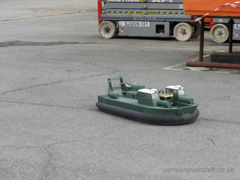 Model Hovercraft at the 2011 Hovershow - Mark Porter's SRN6 Well Deck (submitted by James Rowson).