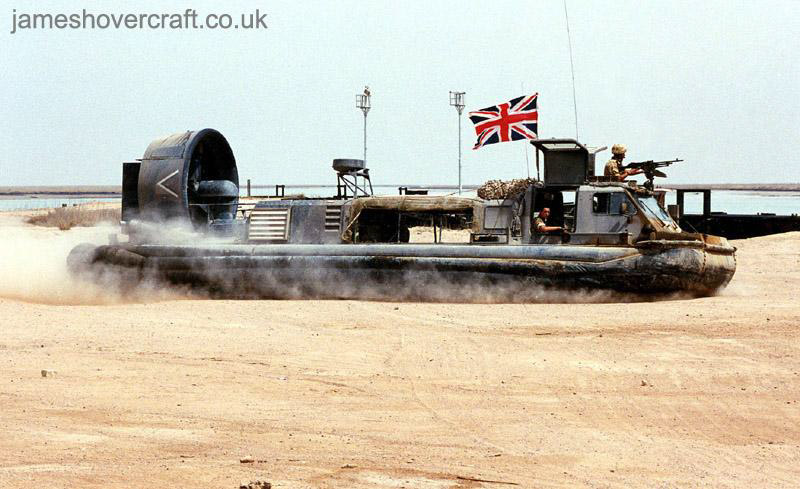 Military Hovercraft - Royal Marines Griffon 2000TD (submitted by Margaret Ackroyd).
