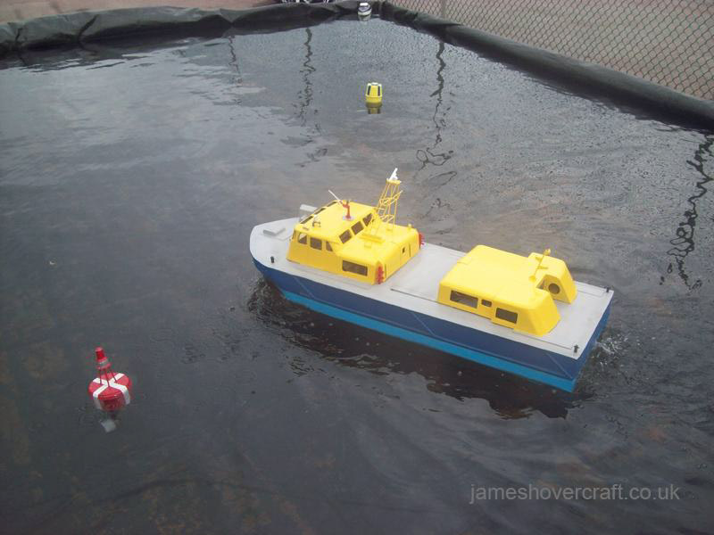 Richard and Isaac Bristow's Model Hovercraft - Hovermarine HM2 Sidewall (submitted by Tim Stevenson).