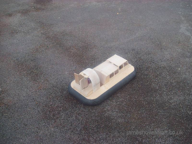 Model Hovercraft - Griffon 600 with Becker rudder, by Jim Ritchi (submitted by Tim Stevenson).