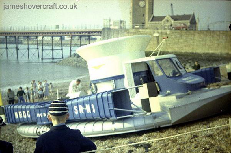 The SRN1 at Dover - From the right bow (submitted by Alec Morecraft).