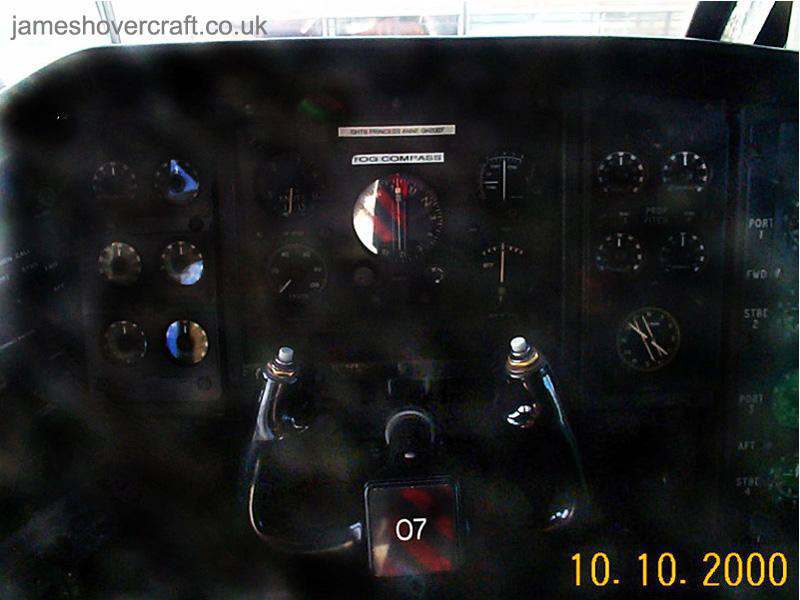 SRN4 Mk III Cockpit - Captain's instruments (submitted by James Rowson).