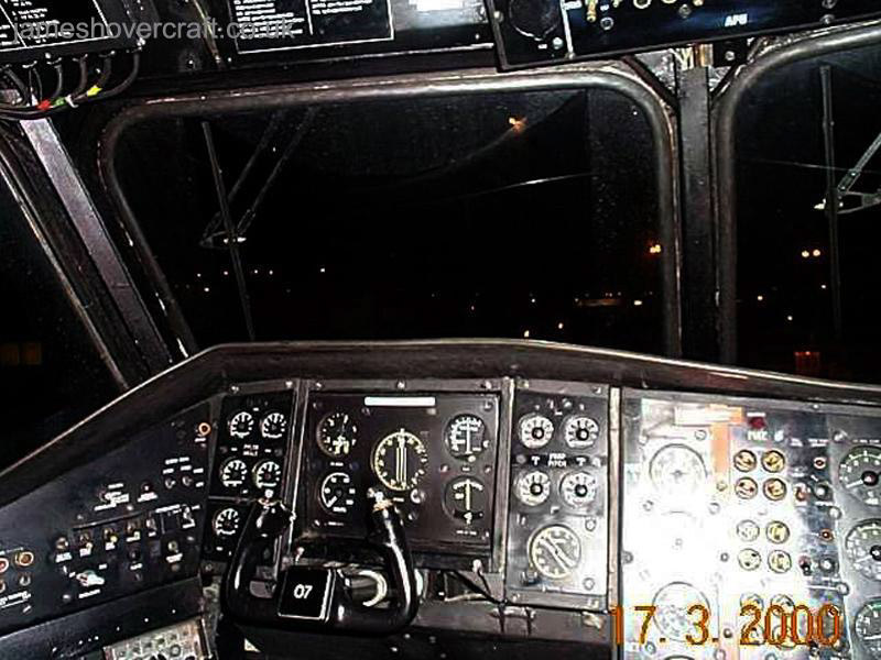 SRN4 Mk III Cockpit - Captain's instruments (submitted by James Rowson).