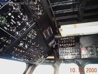 SRN4 Mk III Cockpit - Overhead panel for electronics and switchgear (submitted by James Rowson).