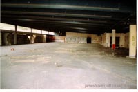 The inside of the derelict Boulogne hoverport - Departure hall (submitted by N Levy).