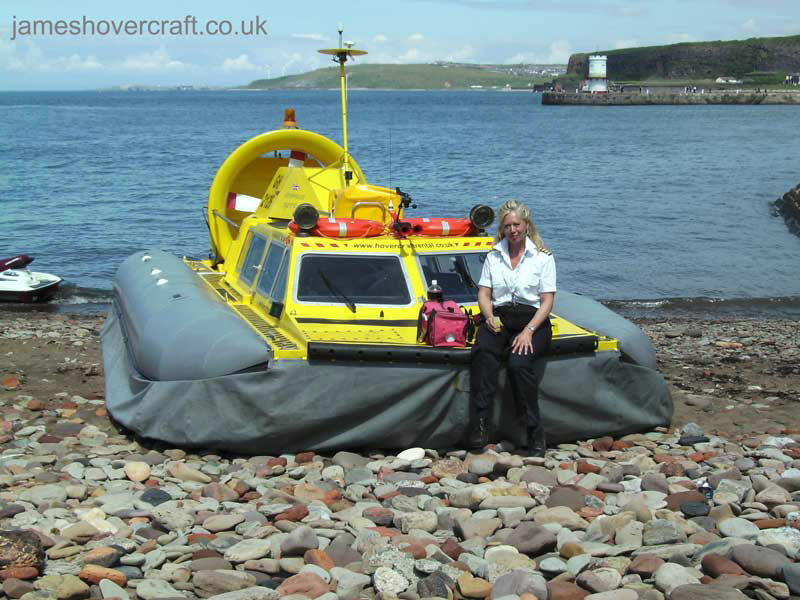 Tiger 12 hovercraft in operation with Hovercraft Rental - Craft and her captain (submitted by ).