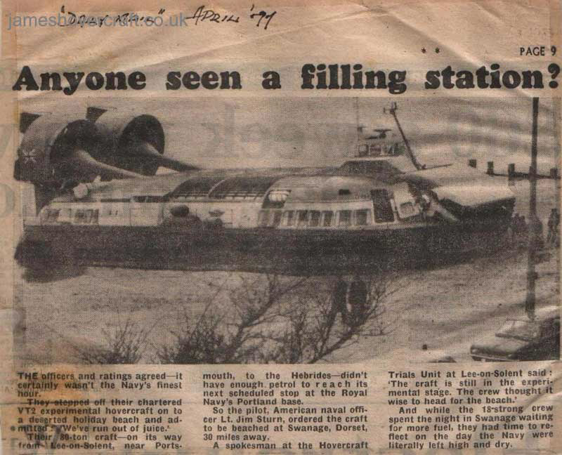 VT2 making the news at Ramsgate - Anyone seen a filling station? (submitted by Nigel Thornton).
