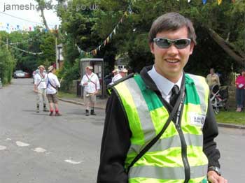 About me - On duty with St John Ambulance at Kent's Hougham Village Fete, 2009 (credit: James Rowson).