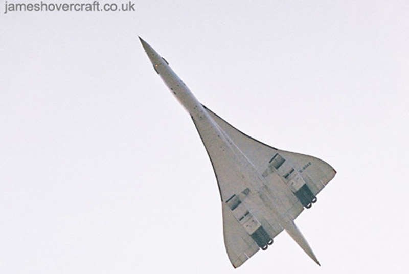 Concorde photographs - Concorde G-BOAG departs LHR for JFK (Photo: me) (credit: James Rowson).