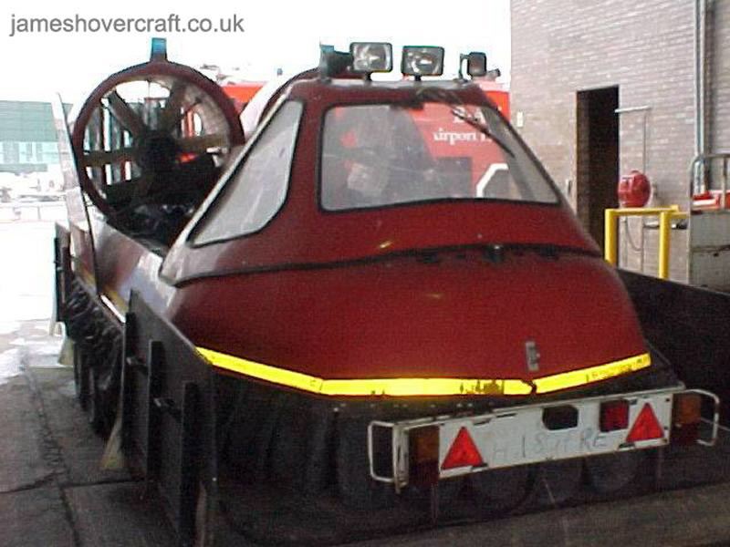 Heathrow Airport Fire Department's Hoverguard 800 - BAA Fire Department's Hoverguard 800 (credit: James Rowson).