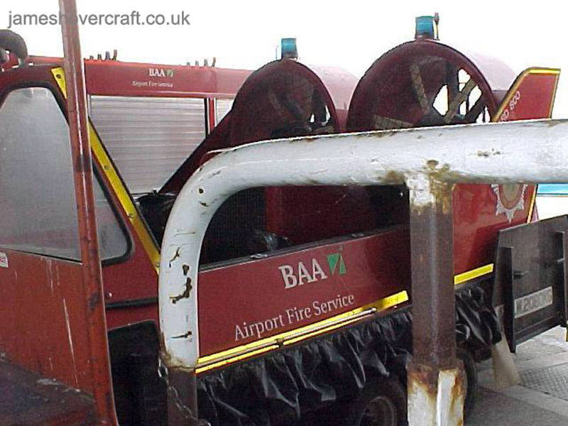 Heathrow Airport Fire Department's Hoverguard 800 - BAA Fire Department's Hoverguard 800 (credit: James Rowson).