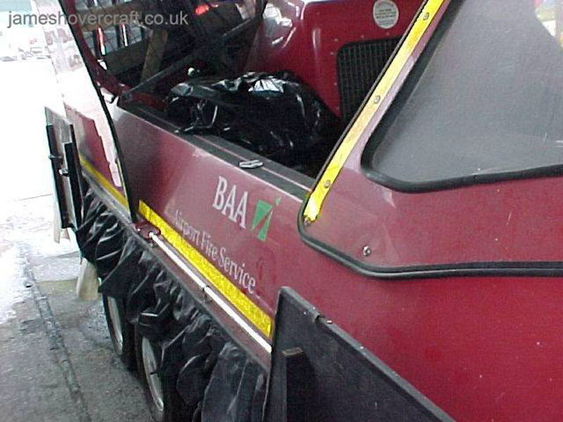 Heathrow Airport Fire Department's Hoverguard 800 - BAA Fire Department's Hoverguard 800 (credit: James Rowson).