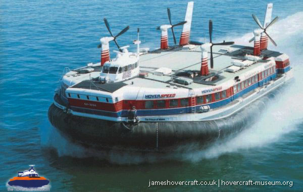 SRN4 The Prince of Wales (GH-2054) with Hoverspeed -  (credit: The <a href='http://www.hovercraft-museum.org/' target='_blank'>Hovercraft Museum Trust</a>).
