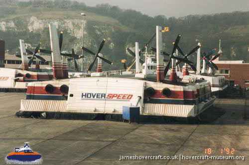 SRN4 The Prince of Wales (GH-2054) with Hoverspeed -  (credit: The <a href='http://www.hovercraft-museum.org/' target='_blank'>Hovercraft Museum Trust</a>).