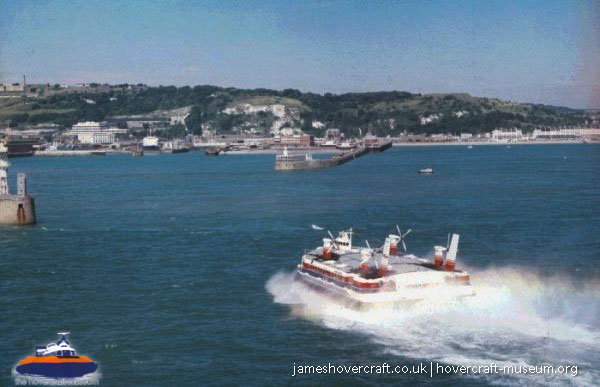 SRN4 The Prince of Wales (GH-2054) with Hoverspeed -  (credit: The <a href='http://www.hovercraft-museum.org/' target='_blank'>Hovercraft Museum Trust</a>).