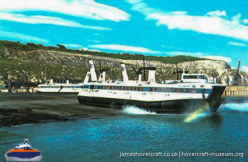 SRN4 The Princess Anne (GH-2007) with Mark 2 skirt -  (credit: The <a href='http://www.hovercraft-museum.org/' target='_blank'>Hovercraft Museum Trust</a>).