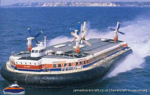 SRN4 The Princess Margaret (GH-2006) with Hoverspeed -  (credit: The <a href='http://www.hovercraft-museum.org/' target='_blank'>Hovercraft Museum Trust</a>).