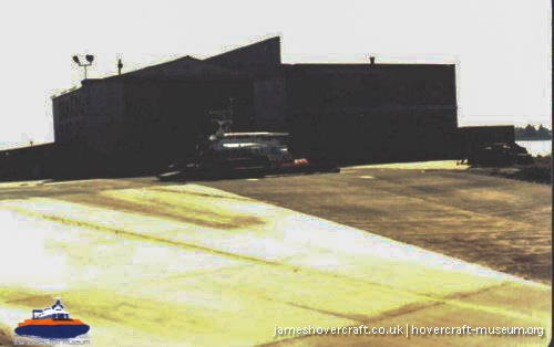 SRN5 with the Canadian Coastguard -  (credit: The <a href='http://www.hovercraft-museum.org/' target='_blank'>Hovercraft Museum Trust</a>).