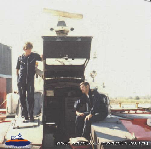 SRN5 with the Canadian Coastguard -  (credit: The <a href='http://www.hovercraft-museum.org/' target='_blank'>Hovercraft Museum Trust</a>).