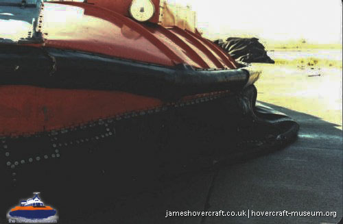 SRN5 with the Canadian Coastguard -  (credit: The <a href='http://www.hovercraft-museum.org/' target='_blank'>Hovercraft Museum Trust</a>).