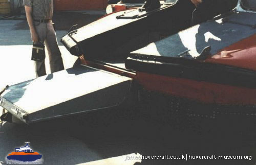 SRN5 with the Canadian Coastguard -  (credit: The <a href='http://www.hovercraft-museum.org/' target='_blank'>Hovercraft Museum Trust</a>).