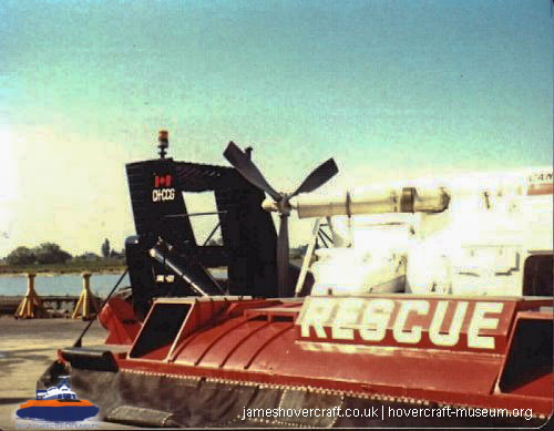 SRN5 with the Canadian Coastguard -  (credit: The <a href='http://www.hovercraft-museum.org/' target='_blank'>Hovercraft Museum Trust</a>).