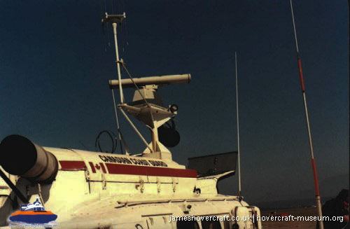 SRN5 with the Canadian Coastguard -  (credit: The <a href='http://www.hovercraft-museum.org/' target='_blank'>Hovercraft Museum Trust</a>).