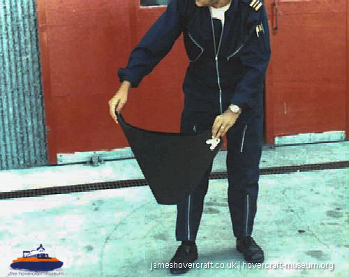 SRN5 with the Canadian Coastguard -  (credit: The <a href='http://www.hovercraft-museum.org/' target='_blank'>Hovercraft Museum Trust</a>).
