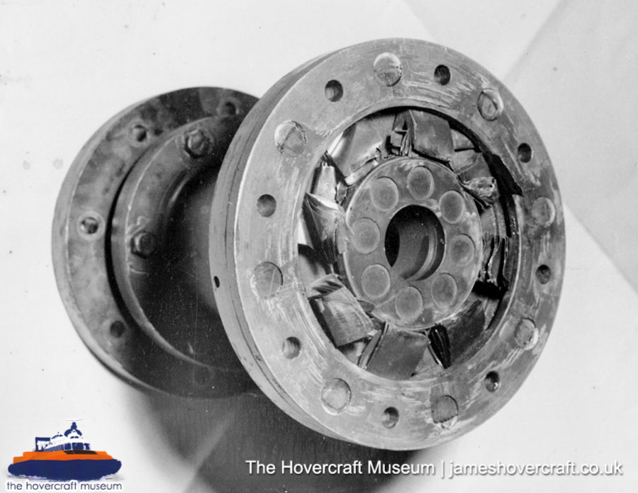 SRN6 close-up details - Bearing (credit: The Hovercraft Museum Trust).