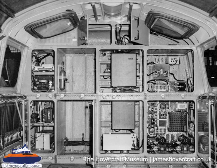 SRN6 close-up details - Bulkhead (credit: The Hovercraft Museum Trust).