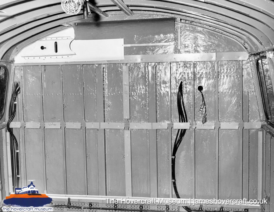 SRN6 close-up details - Bulkhead (credit: The Hovercraft Museum Trust).