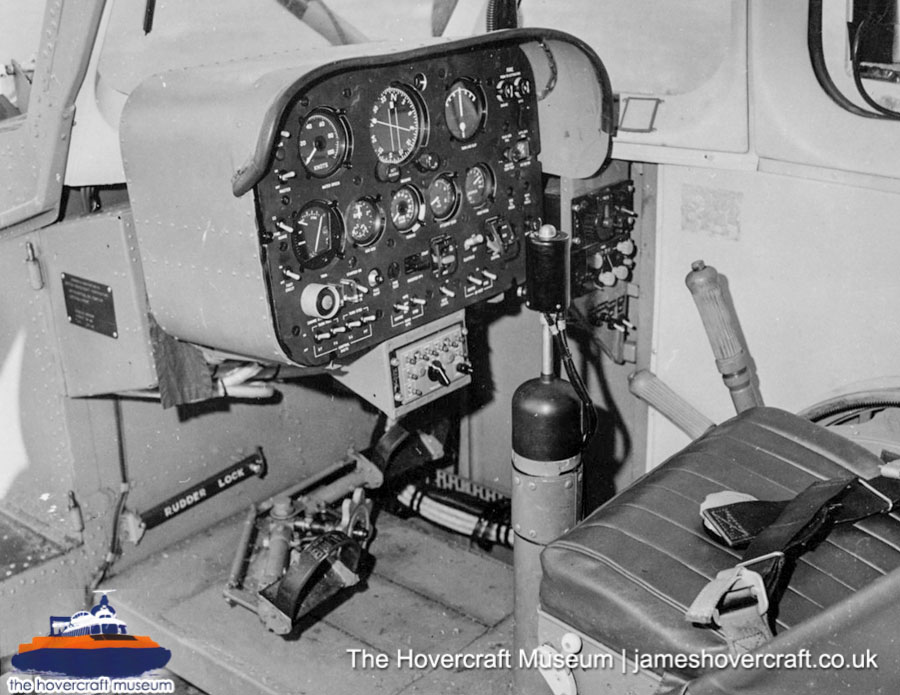 SRN6 close-up details - Cabin (credit: The Hovercraft Museum Trust).