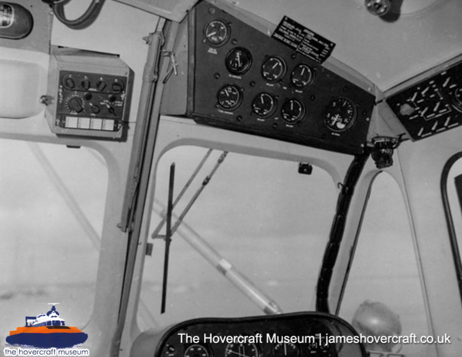 SRN6 close-up details - Cabin (credit: The Hovercraft Museum Trust).