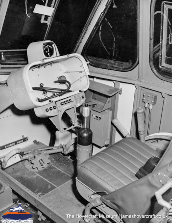 SRN6 close-up details - Cabin (credit: The Hovercraft Museum Trust).