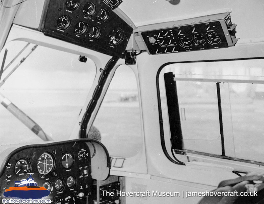 SRN6 close-up details - Cabin (credit: The Hovercraft Museum Trust).
