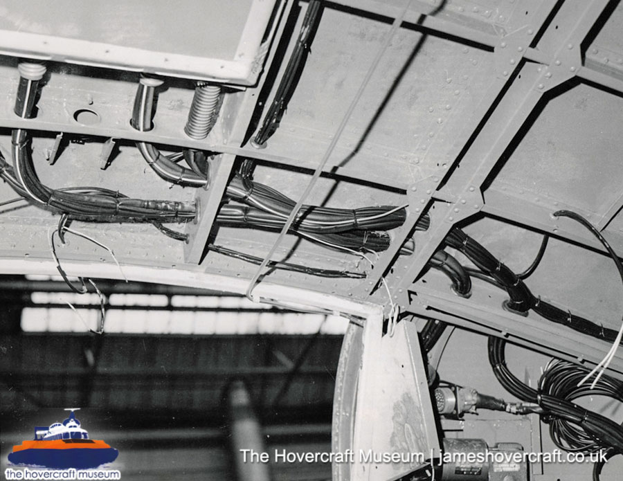 SRN6 close-up details - Cabin electronics (credit: The Hovercraft Museum Trust).