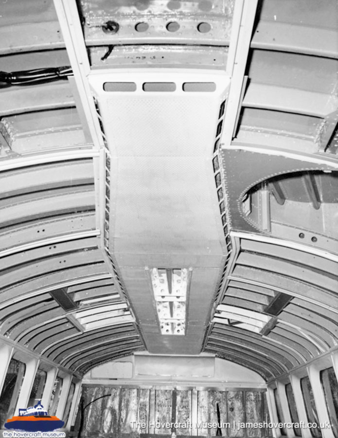 SRN6 close-up details - Cabin roof (credit: The Hovercraft Museum Trust).